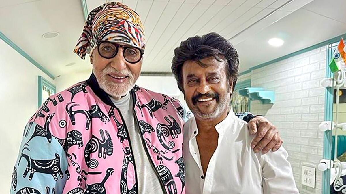 News: Rajinikanth and Amitabh Bachchan reunite after a thrilling 33-year gap, eliciting immense happiness within Rajinikanth