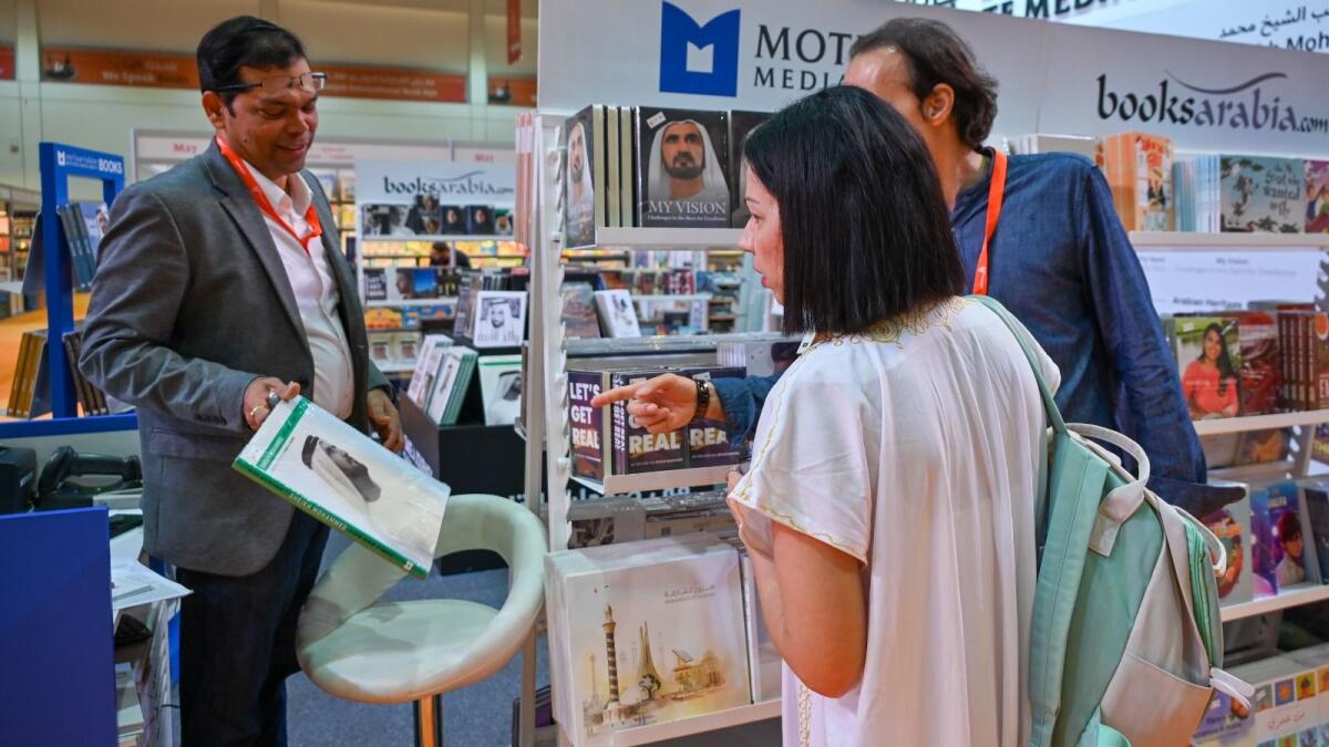 Book enthusiasts are drawn to Sharjah International Fair due to its captivating atmosphere