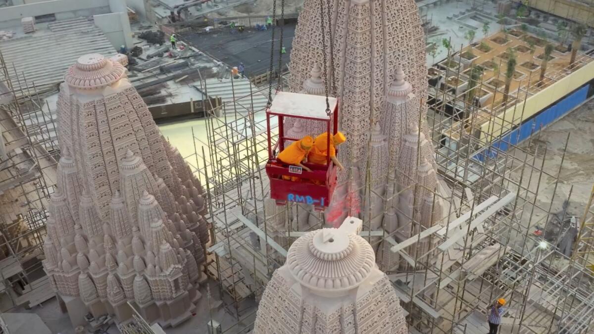 Countdown to the opening of Abu Dhabi Hindu temple: 100 days left – UAE News