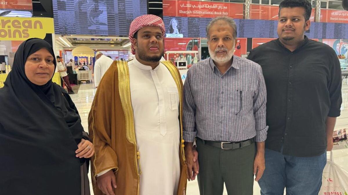 ‘Blind expat fulfills a dream by releasing a book at Sharjah book fair and looks forward to meeting UAE rulers’