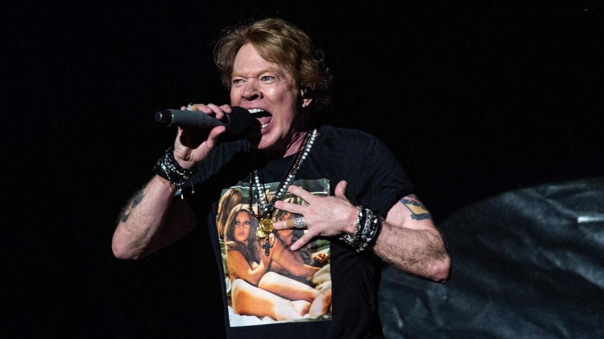 Axl Rose, lead singer of Guns N’ Roses, faces allegations of sexual assault