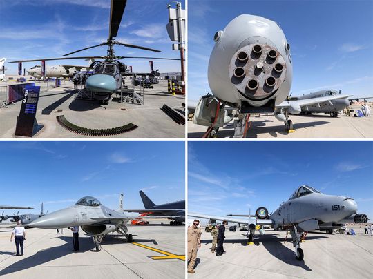 Observing Various Aircraft Exhibited at the Dubai Airshow 2023