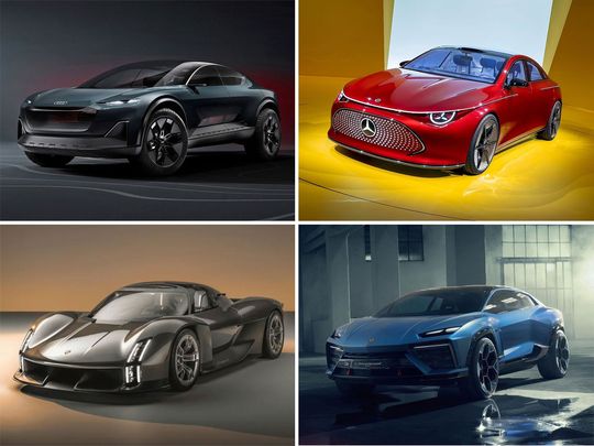 Rephrase the title:Audi, Lamborghini, Porsche had the best concept cars of 2023