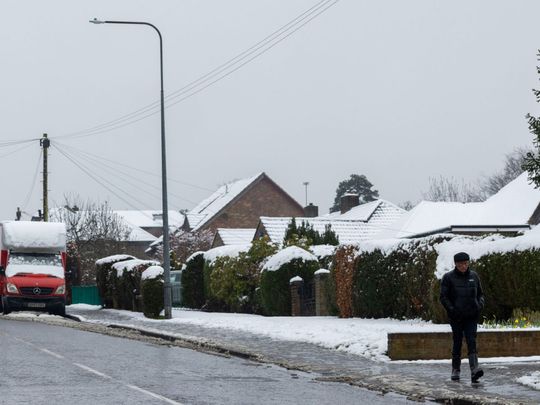 Icy weather and rail disruptions cause travel chaos in the UK