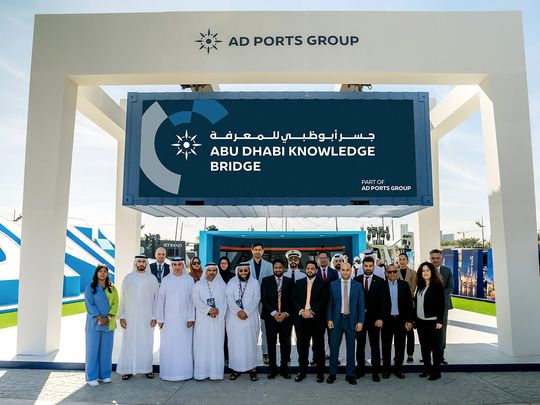 Rephrase the title:AD Ports Group launches Abu Dhabi Knowledge Bridge