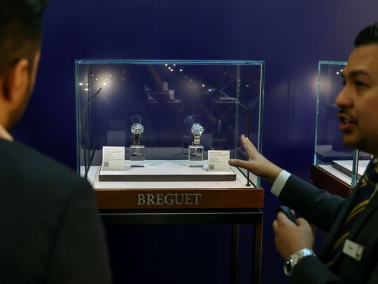 Rephrase the title:Breguet’s Type XX exhibition showcases iconic timepieces at Mall of the Emirates