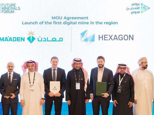 Rephrase the title:Saudi mining company Ma’aden launches region’s first digital mine