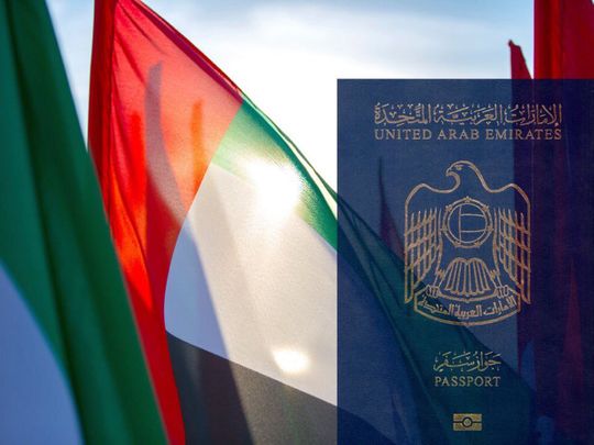 Rephrase the title:UAE named the highest climber in passport ranking