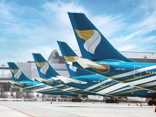 Rephrase the title:Oman Air reduces services to Pakistan, Sri Lanka as part of network restructuring