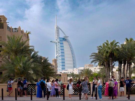 Rephrase the title:UAE leads global tourist destinations during Christmas and New Year holidays