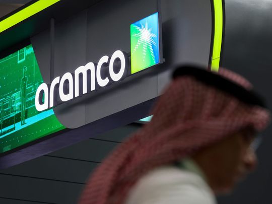 Rephrase the title:Aramco raises payout to $31 billion in boon for Saudi budget