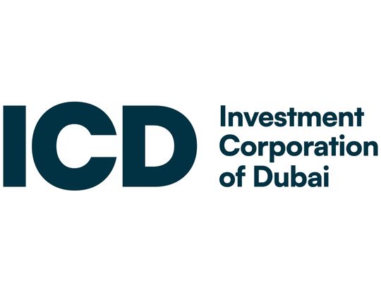 Rephrase the title:Emirates’ owner Investment Corporation of Dubai unveils new logo