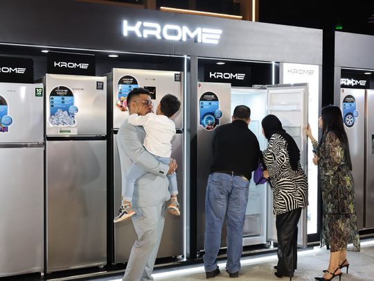 Rephrase the title:UAE retailer Eros launches its own home appliance brand ‘Krome’