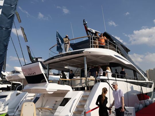 Rephrase the title:Dubai Boat Show: Region’s enthusiasts seek larger yachts, enhanced privacy, ‘Majlis-style’ seating