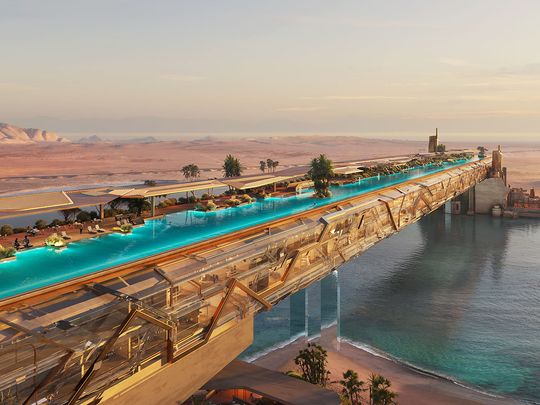 Rephrase the title:Photos: Saudi Arabia's NEOM announces Treyam lagoon resort