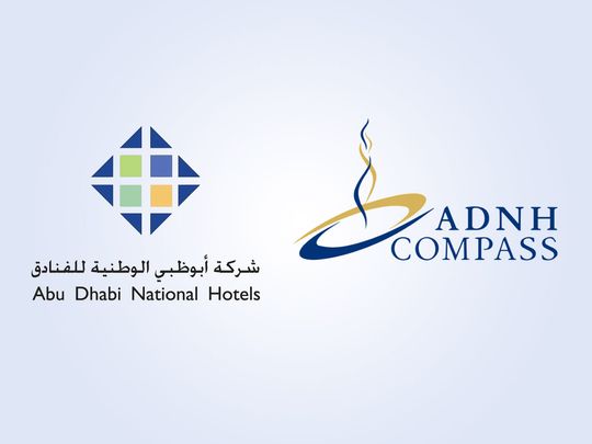 Rephrase the title:Abu Dhabi National Hotels’ eyes Dh100m net profit gain after buying out Compass Group stake