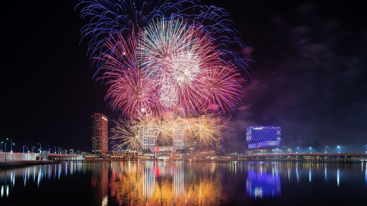 Rephrase the title:UAE confirms first day of Eid Al Fitr: Where to watch fireworks in Abu Dhabi – News